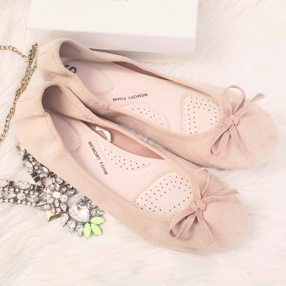 ❤ 4 for $25 ❤ #49 Boat 8.5 Tan Women Ballet Flats